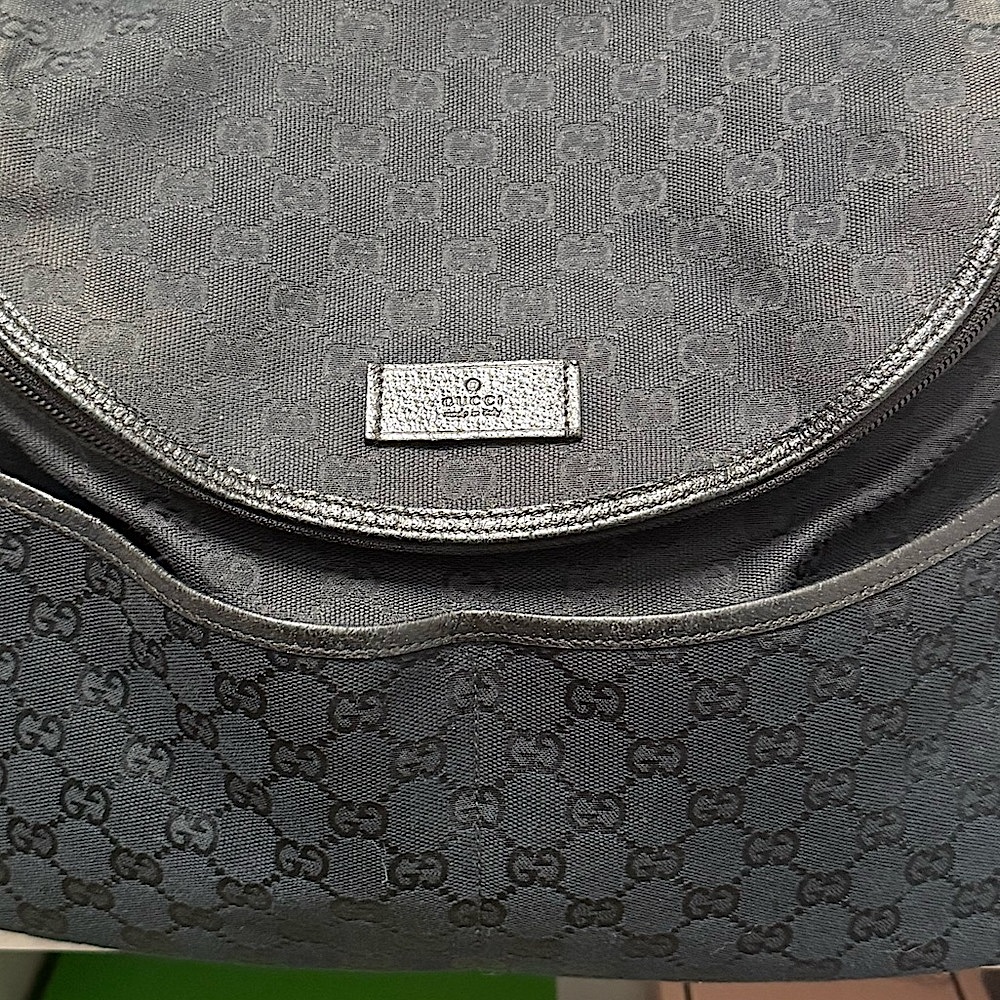 Gucci Black Diaper Bag